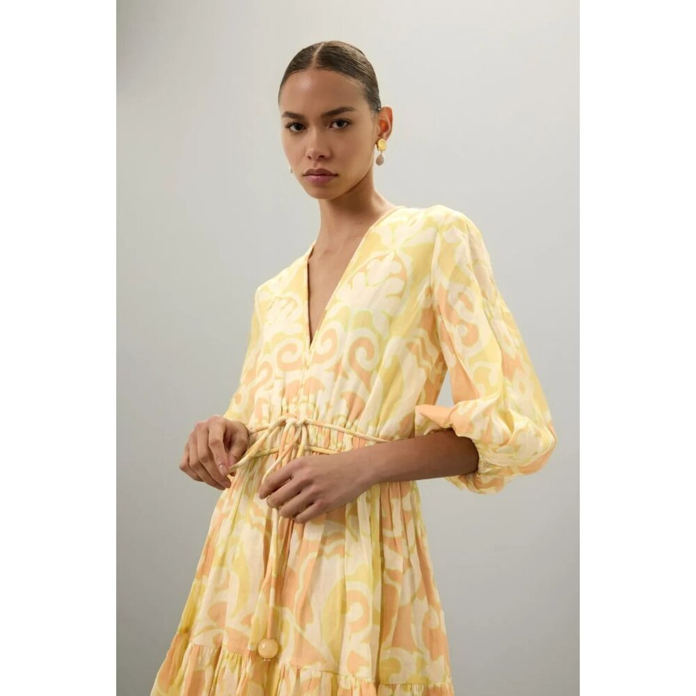 Alexis Capri Yellow Mini Dress – Women’s Size L (Retails $598) - Picture 6 of 16